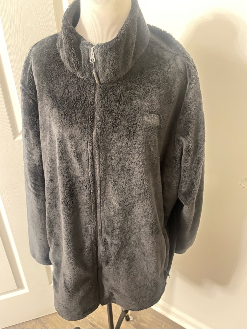 The North Face Women’s  Black Plush Zip-Up Jacket
